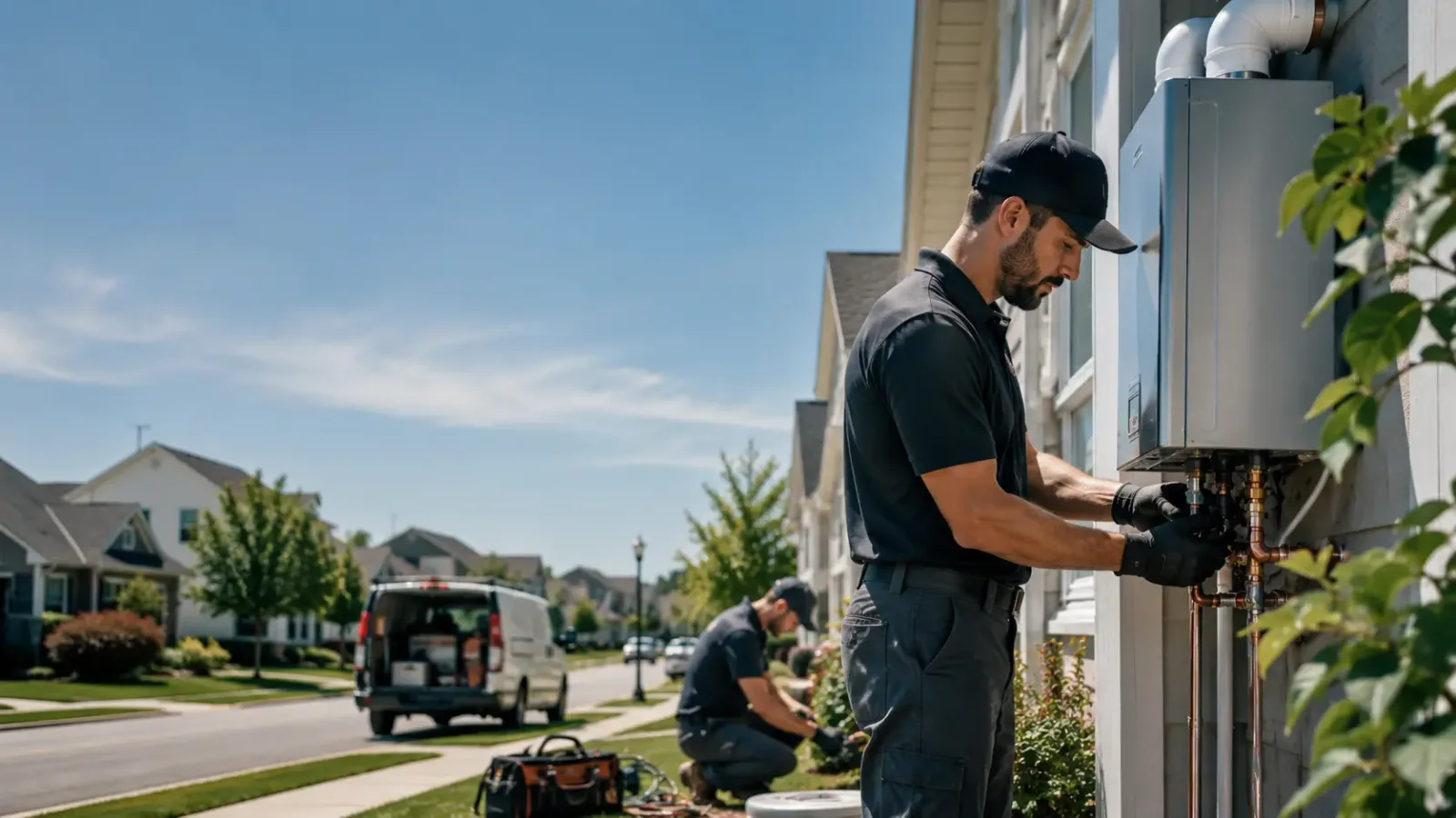 Tankless Water Heater Installation in Leighton, IA